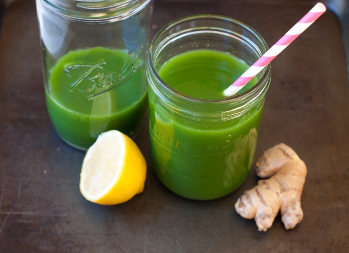 green ginger juice